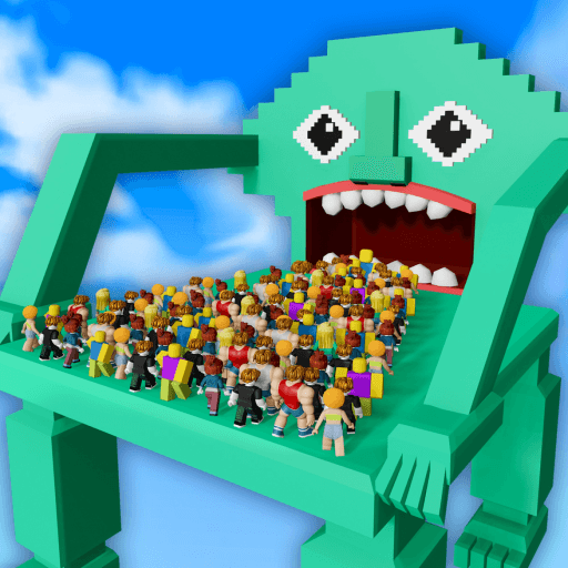 100 Players Enter Brainrot Roblox gameplay screenshot