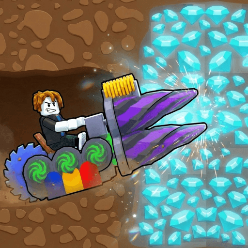 Build a Mining Machine⛏️ Roblox game thumbnail