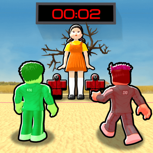 The $1,000,000 Red Light Green Light Roblox game thumbnail
