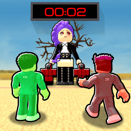 KPop Demon Hunters Red Light Green Light Roblox game thumbnail