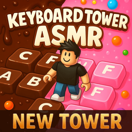 [UPD] Keyboard Tower - Candy & Chocolate Roblox game thumbnail