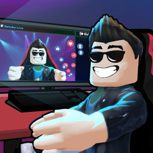 Rotube Live Stream Simulator  Roblox game stats