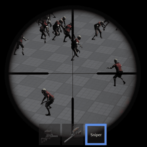 Sniper VS Zombie Roblox game thumbnail