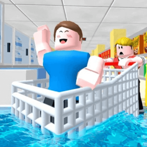 Escape The Underwater Supermarket Obby! Roblox gameplay screenshot