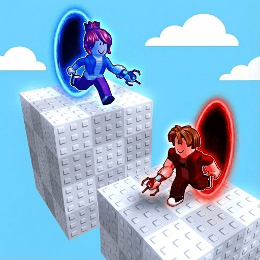 2 Player Portal Obby Roblox game thumbnail