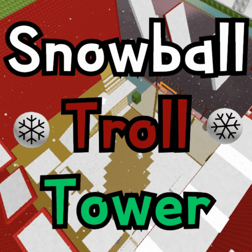 Snowball Troll Tower Roblox gameplay screenshot