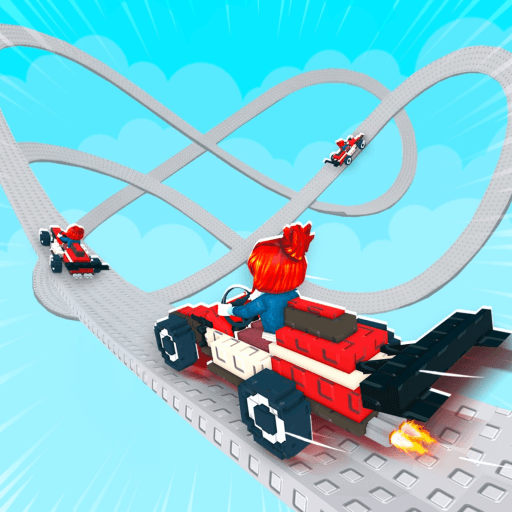 Drive A Car Down A Slide Roblox game thumbnail