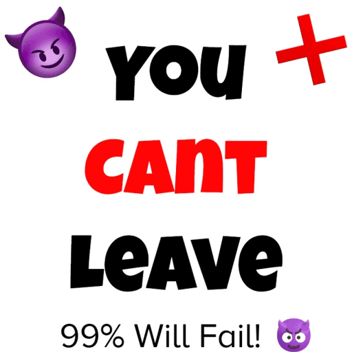 You Cant Leave Roblox game thumbnail
