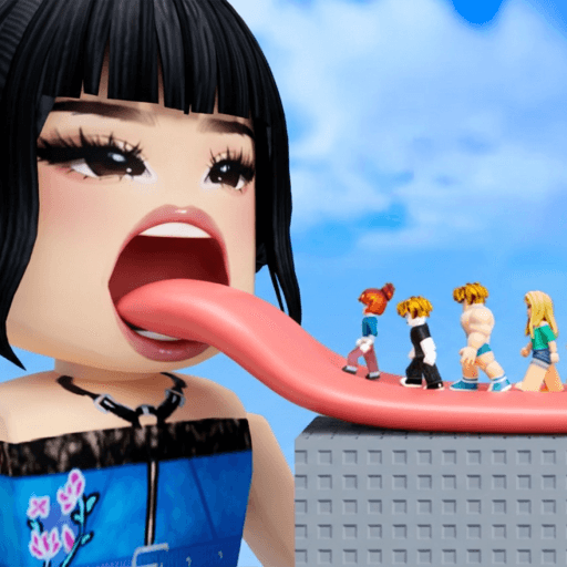 100 Players Jump Into KPop Demon Hunters Roblox gameplay screenshot
