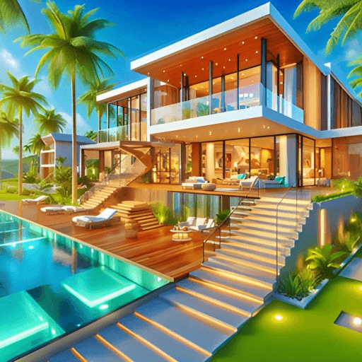 Big Home Tycoon 🏠 Roblox game thumbnail