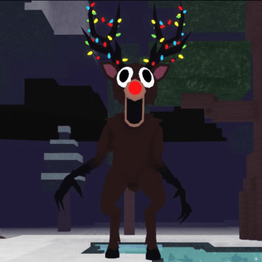 Jump Into 99 Nights Christmas Deer Roblox game thumbnail