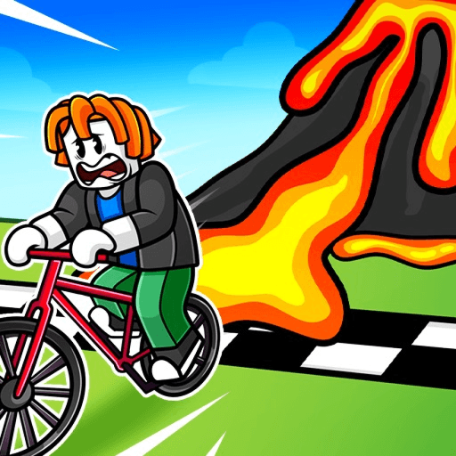 Escape the Lava on Bike Roblox game thumbnail