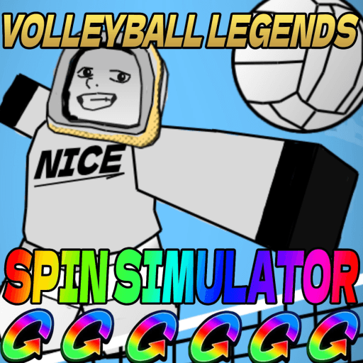Volleyball Legends Spin Simulator Roblox game thumbnail