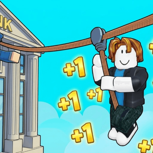 +1 Speed Bank Escape Roblox game thumbnail