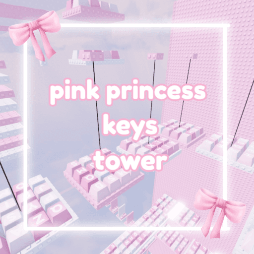 Pink Princess Asmr Keys Tower! 👑 Roblox game thumbnail