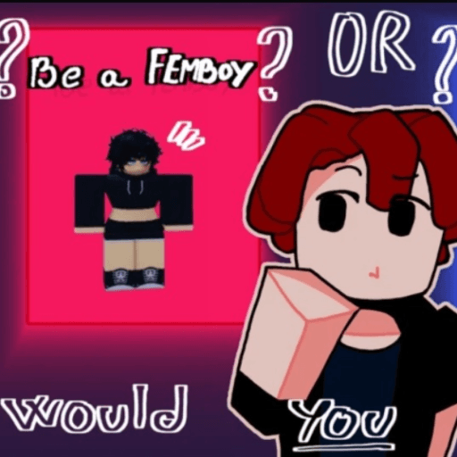 Would you rather but it actually happen  Roblox game thumbnail