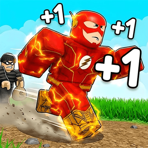 [⚡] +1 Superhero Speed Roblox gameplay screenshot