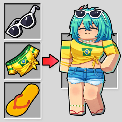Craft a Baddie Roblox game thumbnail