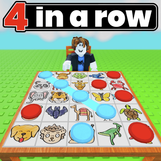 Four in a row Roblox gameplay screenshot