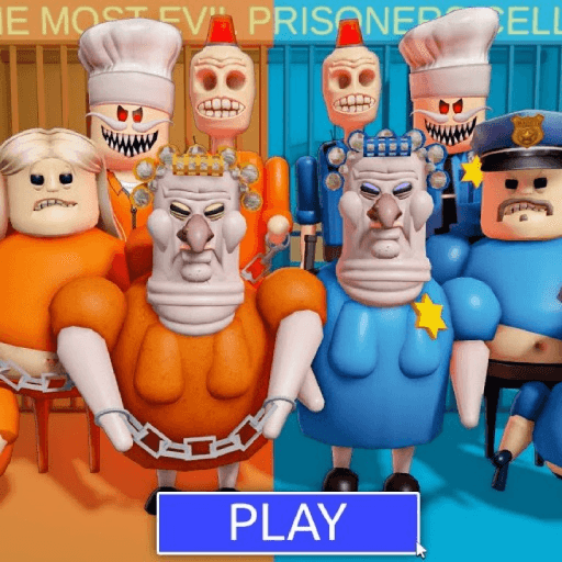 PRISONER VS POLICE PRISON RUN! (Obby) Roblox gameplay screenshot