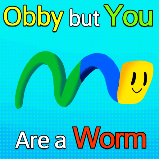 Obby But You Are A Worm 🐛 Roblox game thumbnail