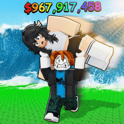 Save Baddies From Tsunamis! Roblox game thumbnail