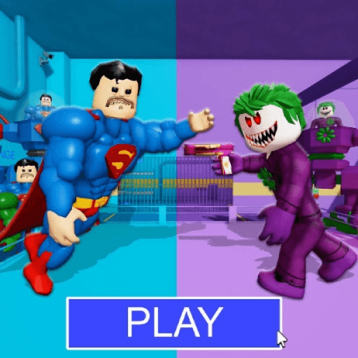 SUPERHERO VS VILLAIN PRISON RUN! (Obby) Roblox gameplay screenshot