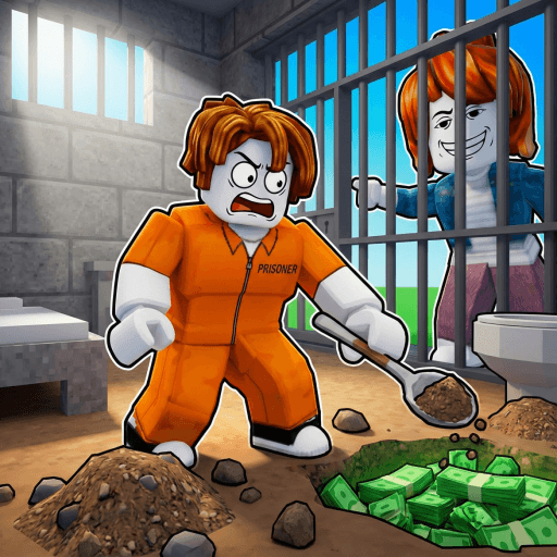+1 Money Prison Escape Roblox gameplay screenshot