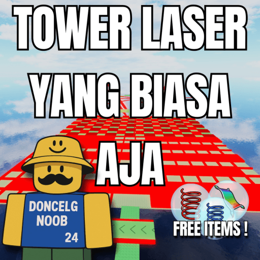 [COIN] Tower Laser Yang Biasa Aja Roblox game thumbnail