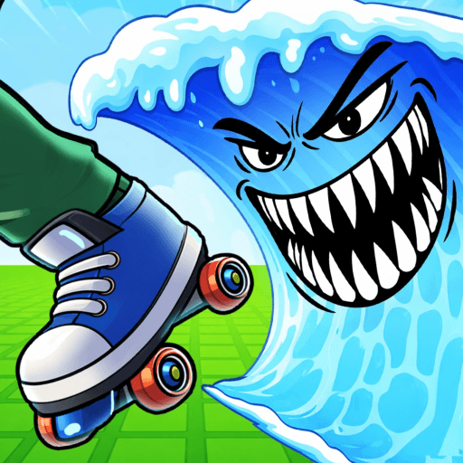 Skate Waves For Brainrots Roblox game thumbnail
