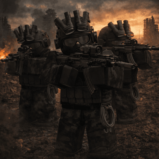 Military VS SCPs  Roblox game thumbnail
