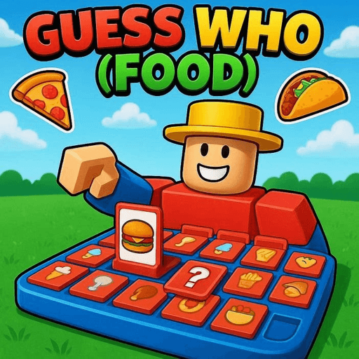 GUESS WHO?! (FOOD) Roblox game thumbnail