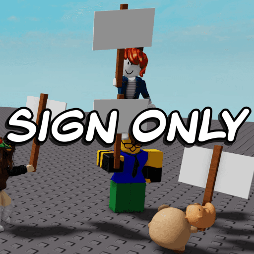 Talk With Signs Roblox gameplay screenshot