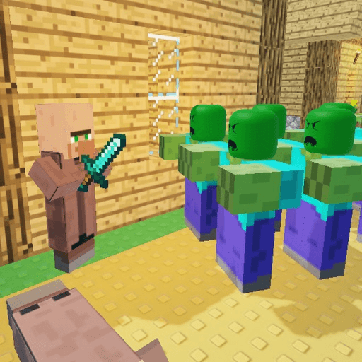 Village vs Zombies Roblox gameplay screenshot