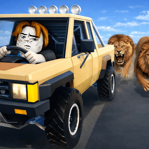 a long safari trip Roblox game thumbnail