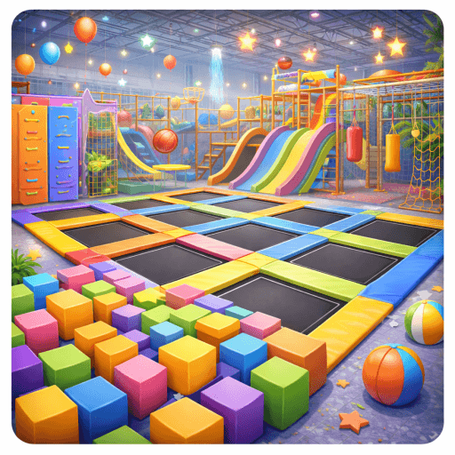 Best Indoor Playground And Kids Trampoline Park Roblox game thumbnail