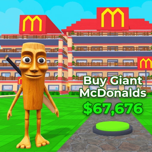 Sell BURGERS to BRAINROTS Tycoon Roblox gameplay screenshot