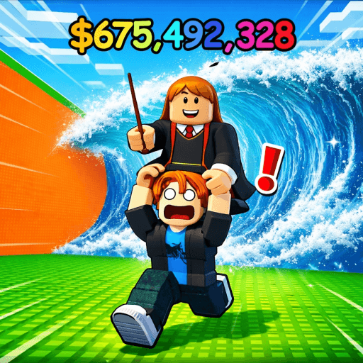 Escape waves for Harry potter Roblox game thumbnail