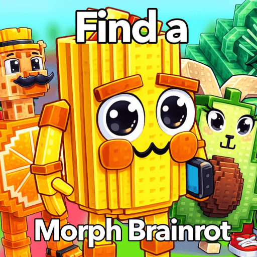 Find And Morph the Brainrot [75] Roblox game thumbnail