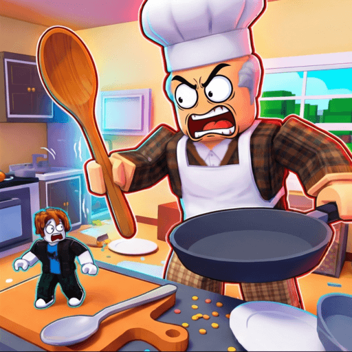 BE TINY AND ROB GRANDPA Roblox gameplay screenshot