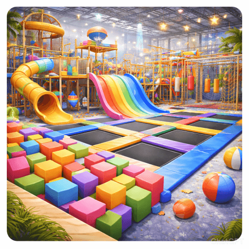 Best Roblox Indoor Playground And Trampoline Park Roblox gameplay screenshot
