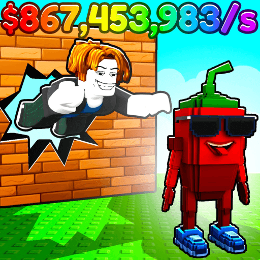 SMASH Walls For Brainrots! Roblox game thumbnail