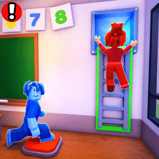 Team School Escape! (TEAMWORK OBBY) [NEW!] Roblox game thumbnail