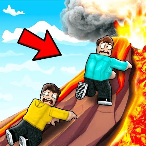 Jump Into Huge Volcano Roblox game thumbnail