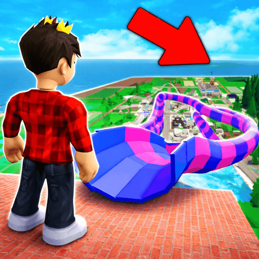 Jump Into The Biggest Waterslide Roblox game thumbnail