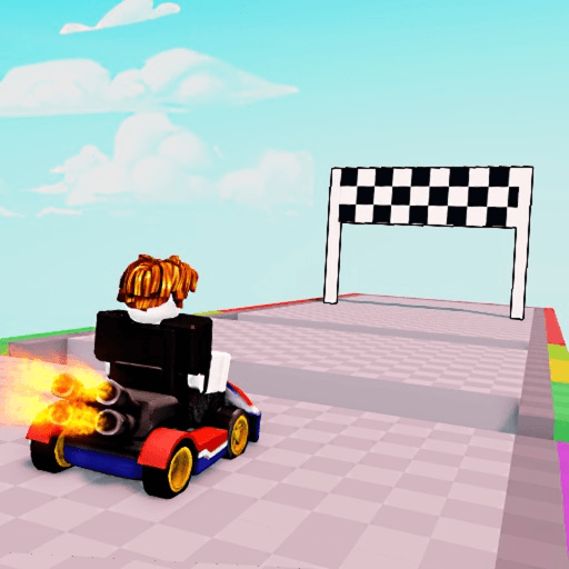 [W5] Obby But You're on a Kart Roblox gameplay screenshot