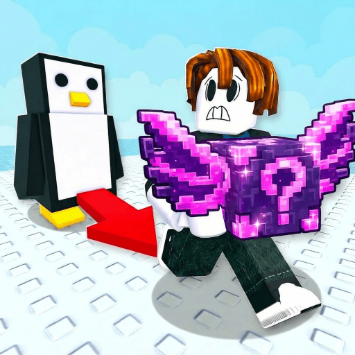 Escape Knockout for Lucky Blocks Roblox game thumbnail