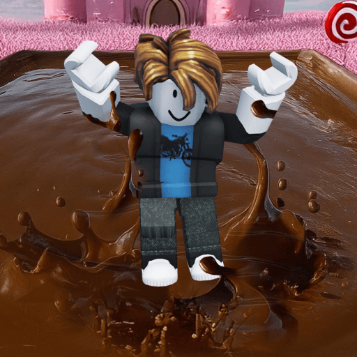 Jump Into Chocolate Pool Obby Roblox game thumbnail