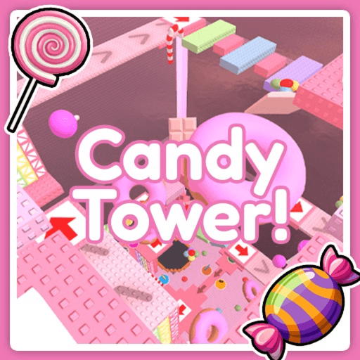 Candy Stage Tower (300+ STAGES!) Roblox gameplay screenshot
