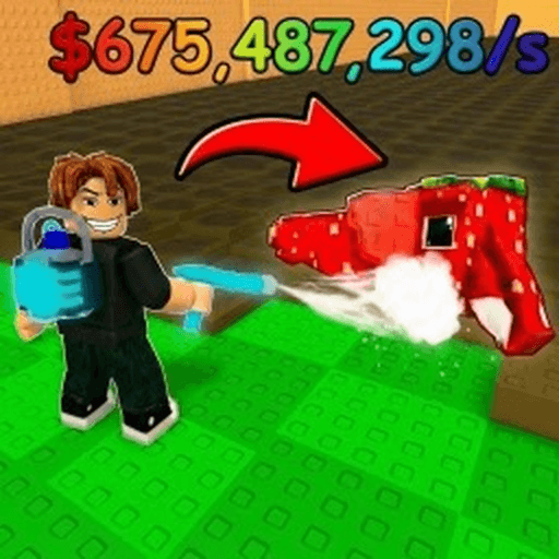 Pressure Wash for Brainrots Roblox game thumbnail